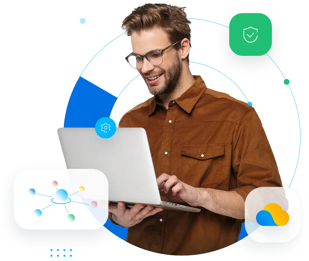 Ilustração de configuração fácil e rápida